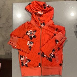 LuluLemon Hooded Floral Sweatshirt